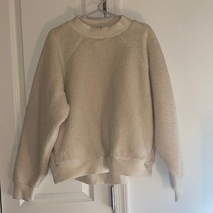 Athleta new with tags Anasa Sherpa Crew sweatshirt